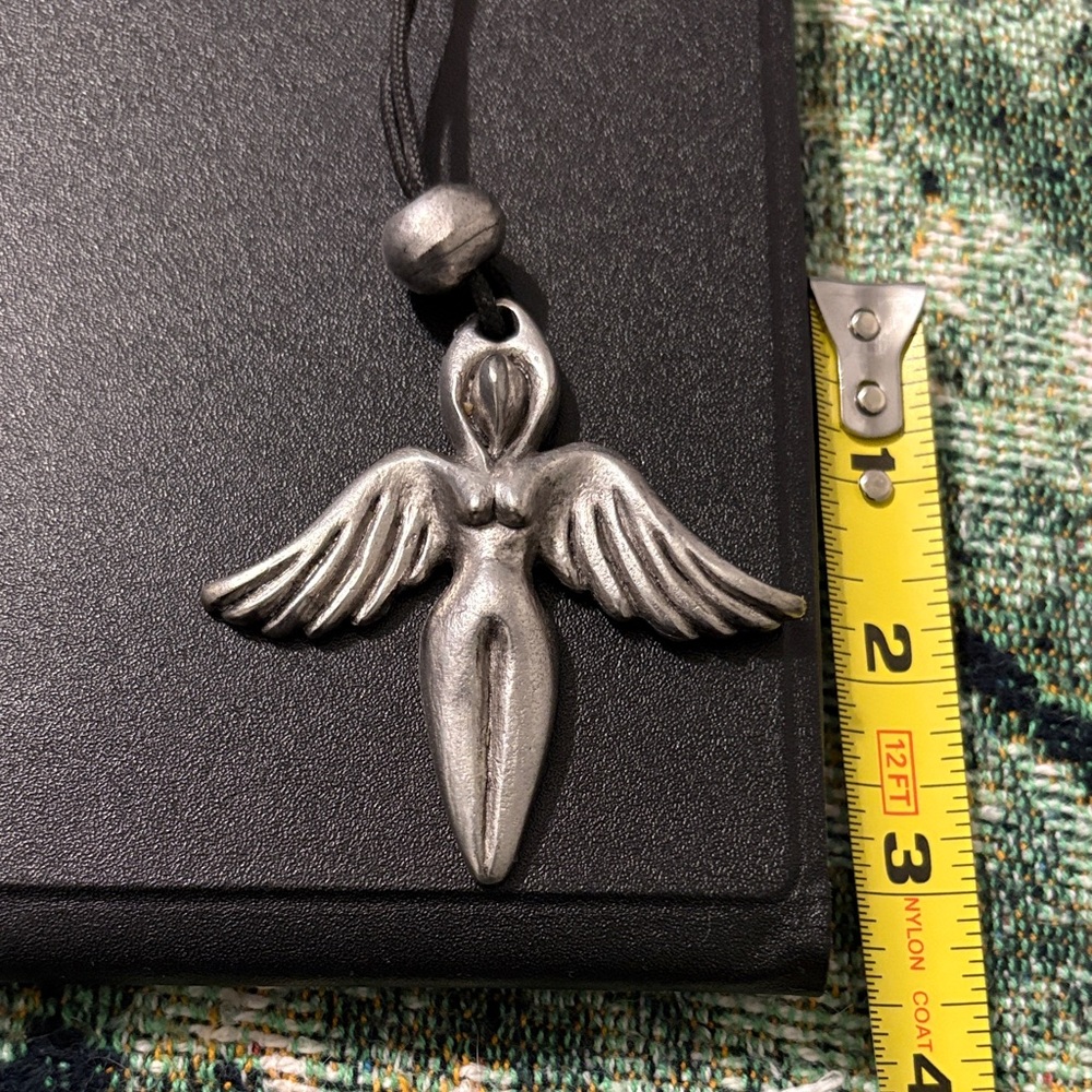 Silver Angel Wing Pendent